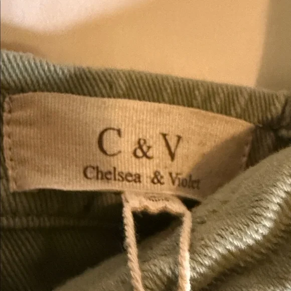 Chelsea & Violet Olive Green Utility Jumpsuit - Picture 3 of 4